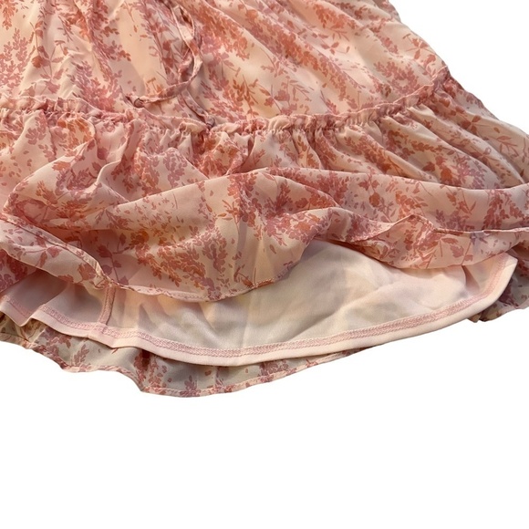 Anthropologie Drew Women's Size S Pink/Floral Mini Tiered Halter Neck Dress NEW - Picture 10 of 16